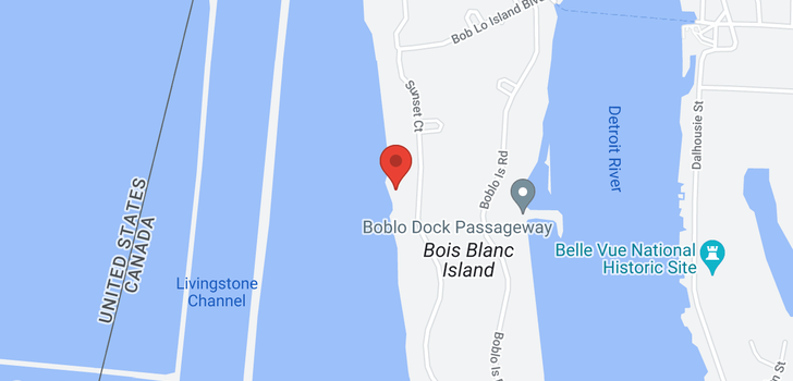map of 34 BOBLO ISLAND Unit# 105